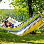 Hammock with Bars 200x100cm -Tonga Kolibri-Amazona